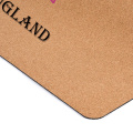 Yugland Factory Wholesale Cork Yoga Block Custom Logo Imprimer Caoutchouc Cork Mat de yoga écologique